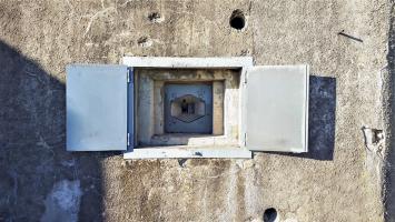 Ligne Maginot - MC29B - MC21 - (Casemate d'infanterie - double) - Créneau FM arrière