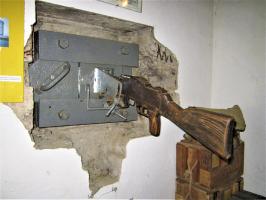 Ligne Maginot - MC29B - MC21 - (Casemate d'infanterie - double) - Créneau FM arrière