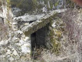 Ligne Maginot - MM272 - LE RATENTOUT OUEST - (Casemate d'artillerie) - L'entrée en vue rapprochée.
