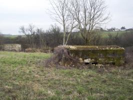 Ligne Maginot - MM272 - Le RATENTOUT Ouest (Casemate d'artillerie) - Vue sur le bloc Est
Au premier plan figure le bloc de Ratentout Ouest 