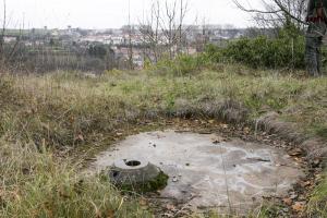 Ligne Maginot - DB35 - FROIDCUL - (Blockhaus pour canon) - L'orifice du périscope