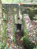 Ligne Maginot - DB330 - BOIS DE LA HEURETTE CENTRE - (Blockhaus pour arme infanterie) - Vue de  la tranchée menant à l'entrée