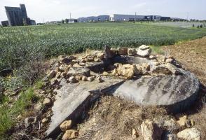 Ligne Maginot - DT30 - PIECE DE FOSSIEUX - (Cuve pour arme d'infanterie) - La cuve en 1993