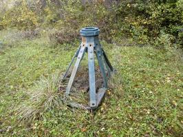 Ligne Maginot - Canon de 47 mm modèle 1885 TR (47 mle 1885) - Affût crinoline modèle 1887