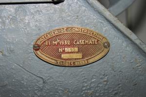 Ligne Maginot - LAUDREFANG - A37 - (Ouvrage d'infanterie) - Bloc 3
Plaque du constructeur