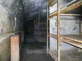 Ligne Maginot - Principe du chauffage dans les ouvrages CORF - Chauffage central à circulation d'eau. Radiateurs en fonte dans l'abri du Col de Restefond