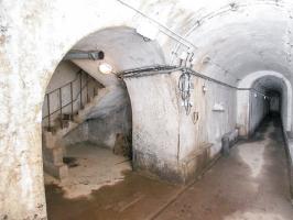 Ligne Maginot - BOIS DU FOUR - A5 - (Ouvrage d'infanterie) - La partie souterraine de l'ouvrage, réduite à une amorce de galerie vers les dessous non construits de l'ouvrage projeté 