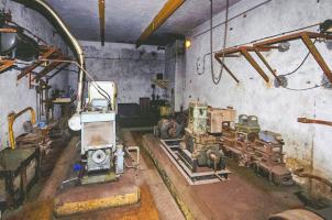 Ligne Maginot - BOIS DU FOUR - A5 - (Ouvrage d'infanterie) - Usine en cours de restauration