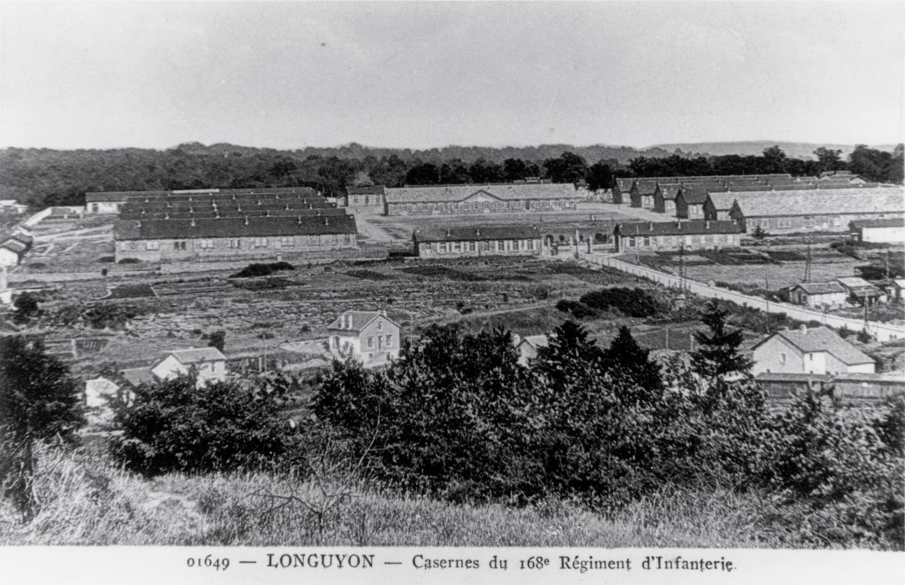 Ligne Maginot - LONGUYON - CASERNE LAMY - (Camp de sureté) - Vue d'ensemble de la caserne - Inconnu