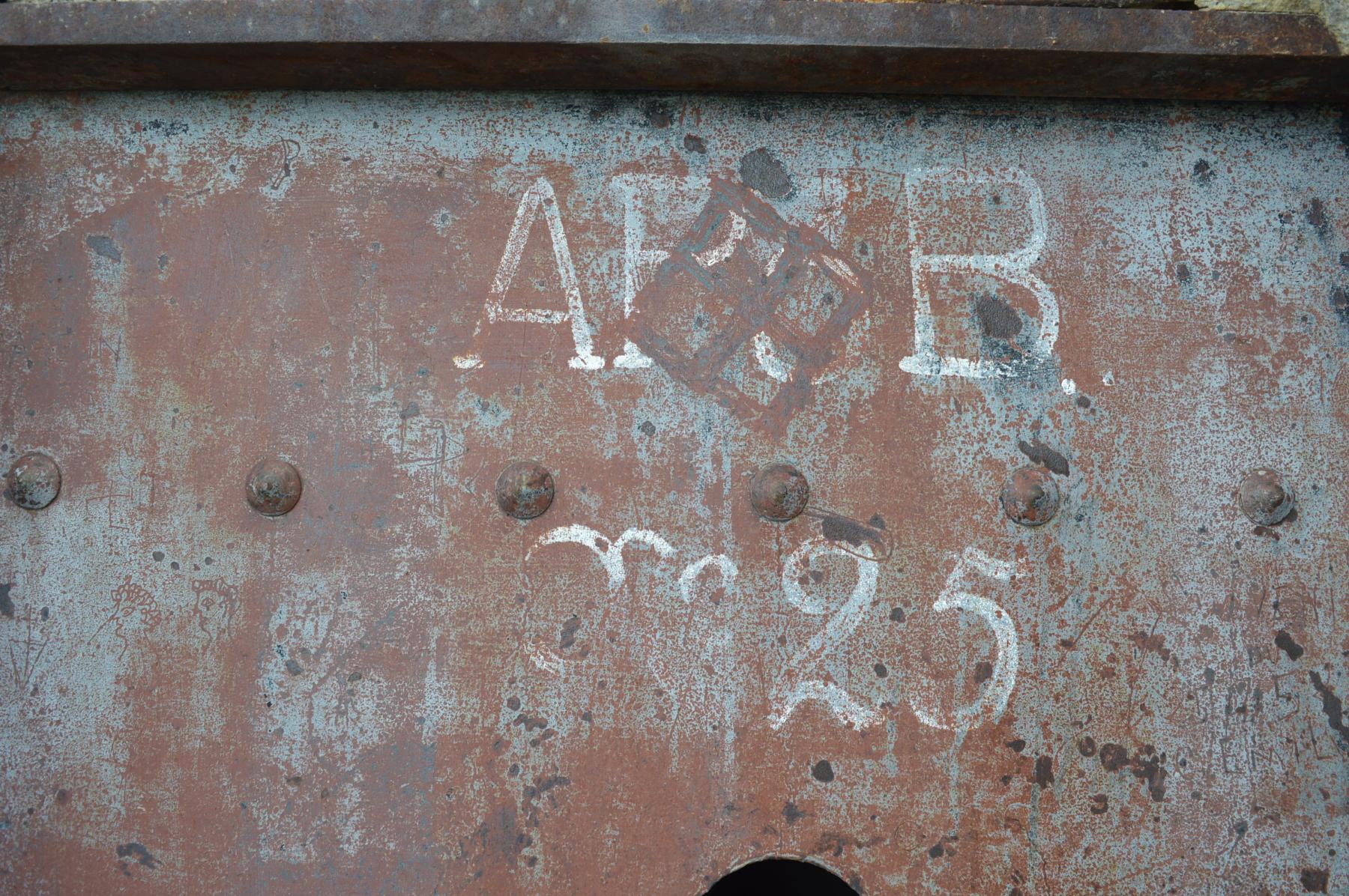 Ligne Maginot - COL DE RAUS (CR) - (Ouvrage d'infanterie) - Bloc 1
Porte blindée type AP 3B - PRASIL Michal