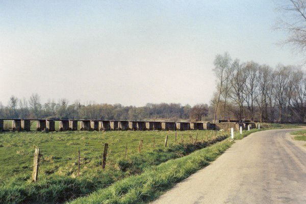 Ligne Maginot - GOMELANGE - (Inondation défensive) - L'ouvrage de vidange avant sa destruction