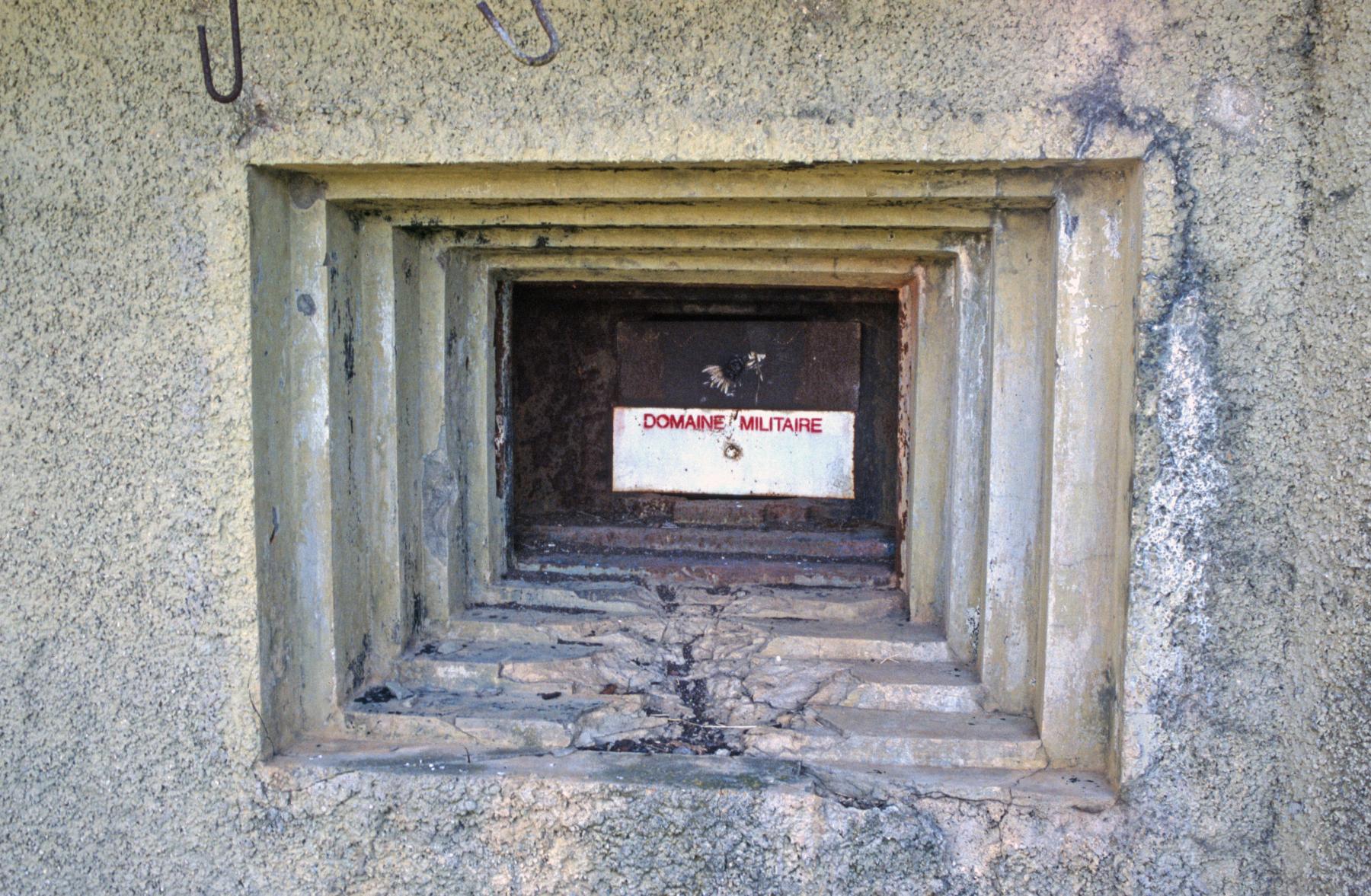 Ligne Maginot - FERME CHAPPY - A1 - (Ouvrage d'infanterie) - Bloc 1
Un des embrasures - MANSUY Michel