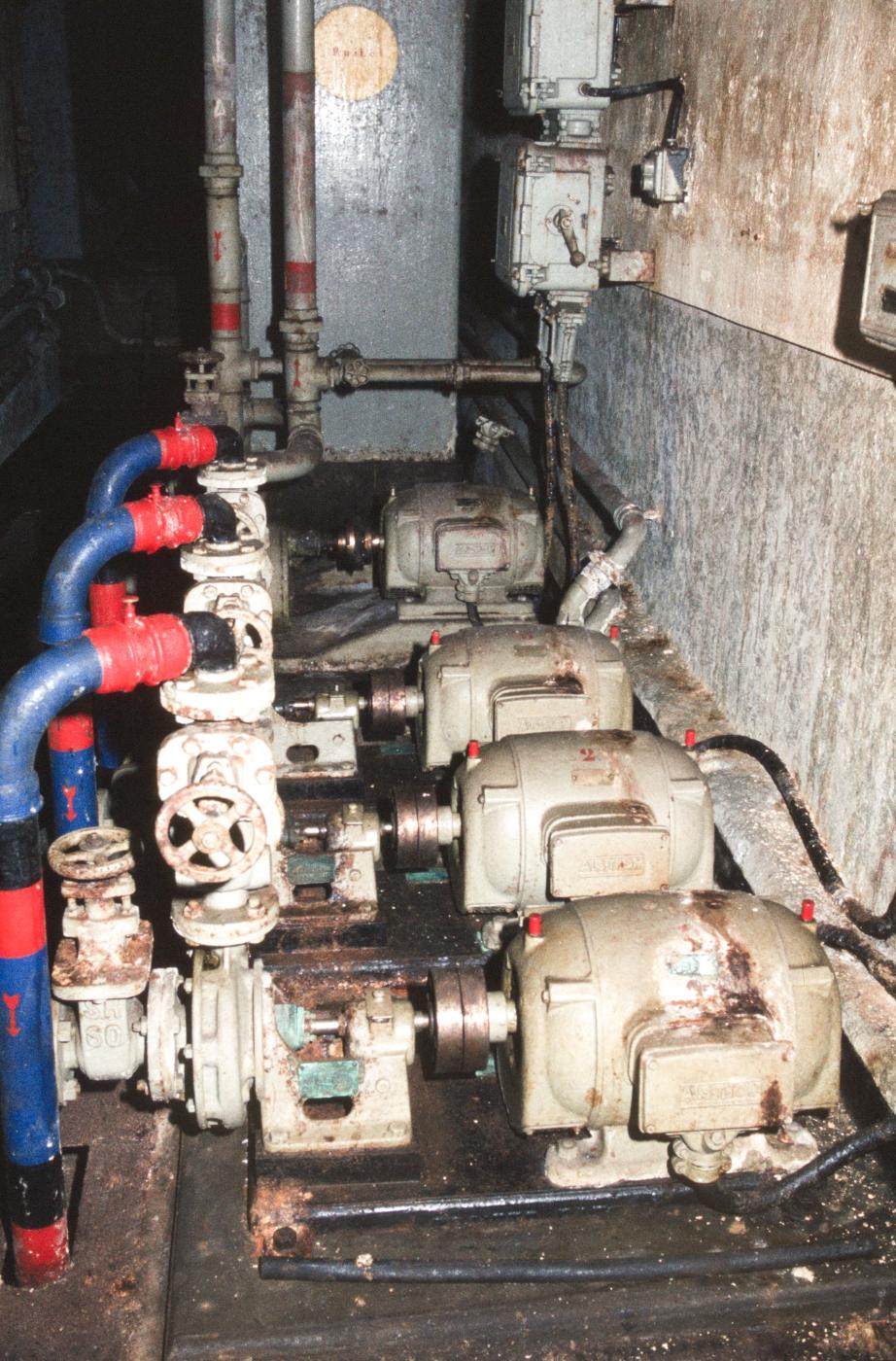 Ligne Maginot - GALGENBERG - A15 - (Ouvrage d'artillerie) - Les pompes à eau - MANSUY Michel