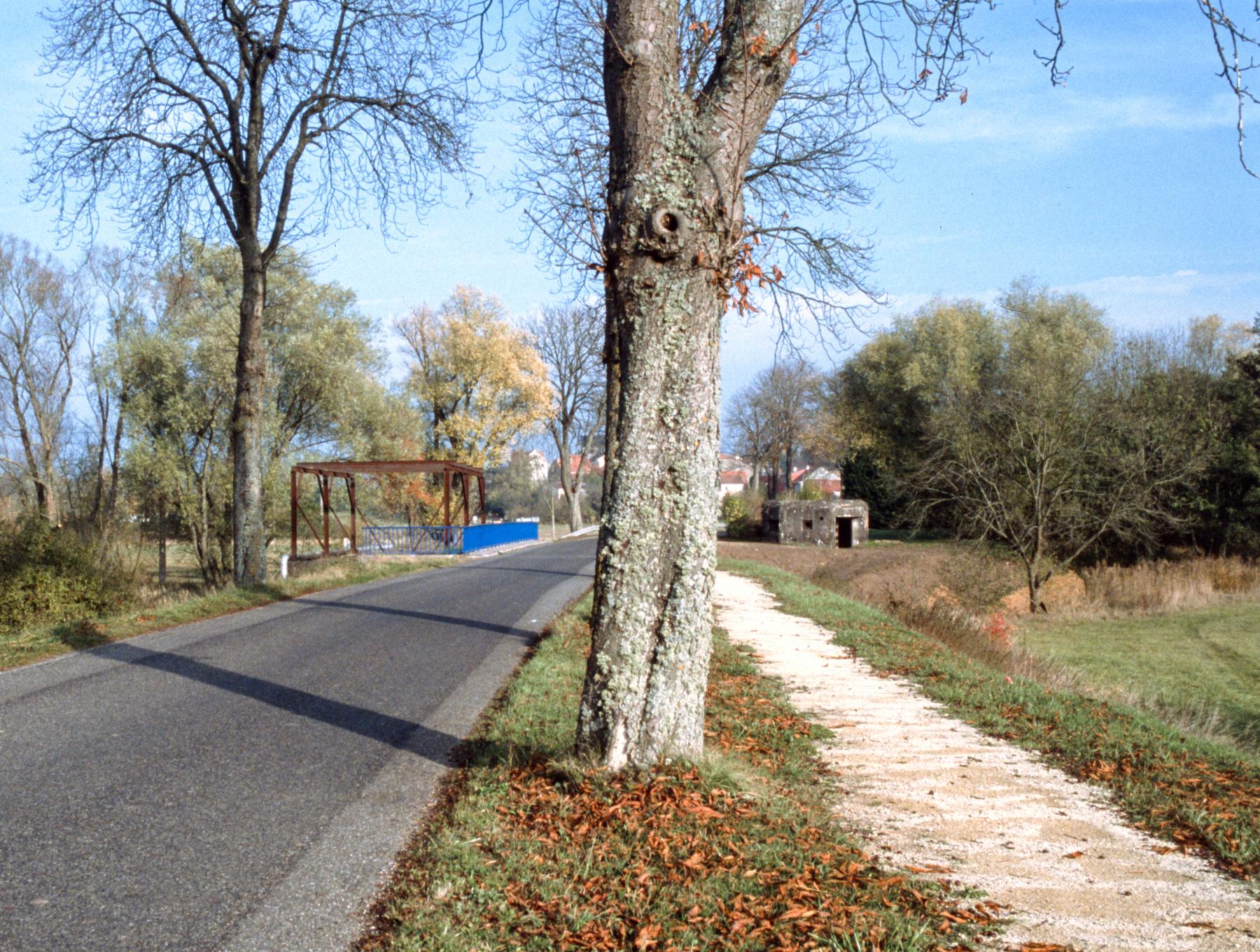 Ligne Maginot - R2B - (Blockhaus pour arme infanterie) - Le blockhaus et le barrage sur le Mutterbach - MANSUY Michel