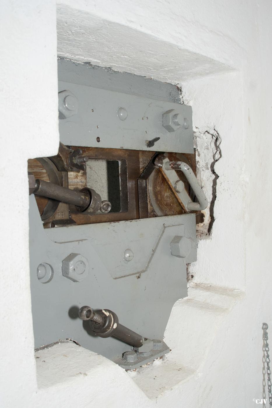 Ligne Maginot - IMMERHOF - A10 - (Ouvrage d'infanterie) - Bloc d'entrée
Créneau pour la défense de l'entrée