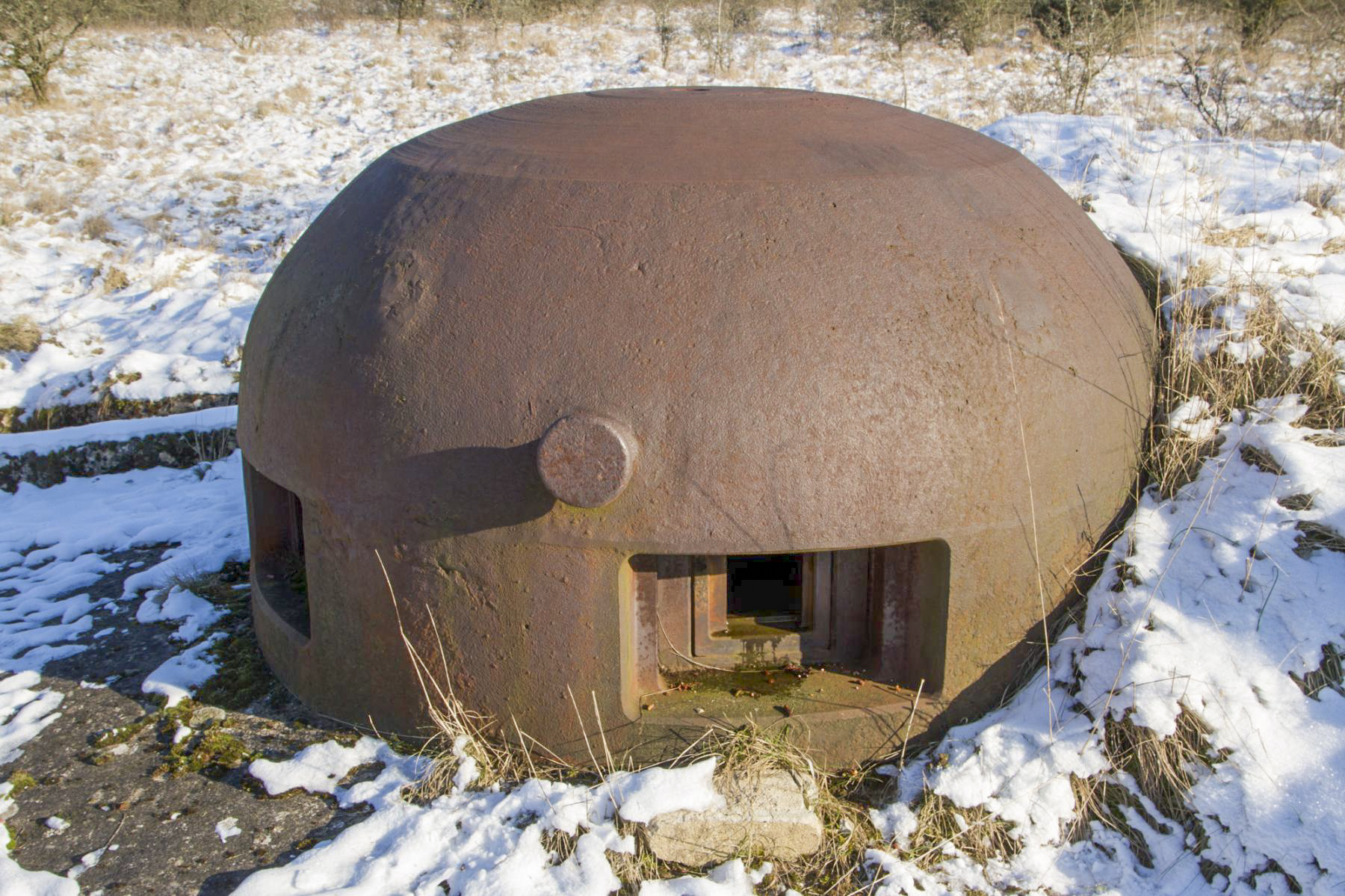 Ligne Maginot - MOLVANGE - A9 - (Ouvrage d'artillerie) - Bloc 4
L'unique cloche GFM du bloc - Michel Teiten
