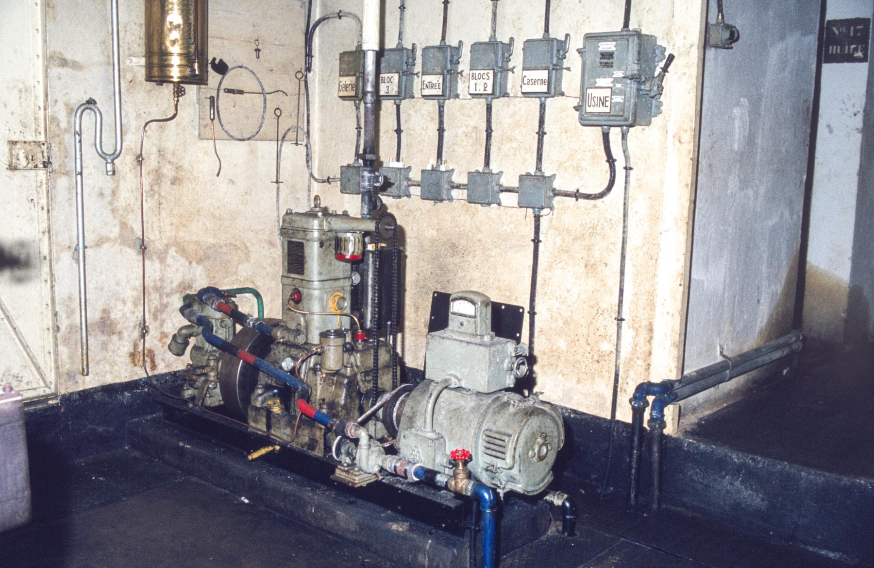 Ligne Maginot - IMMERHOF - A10 - (Ouvrage d'infanterie) - Usine électrique - MANSUY Michel