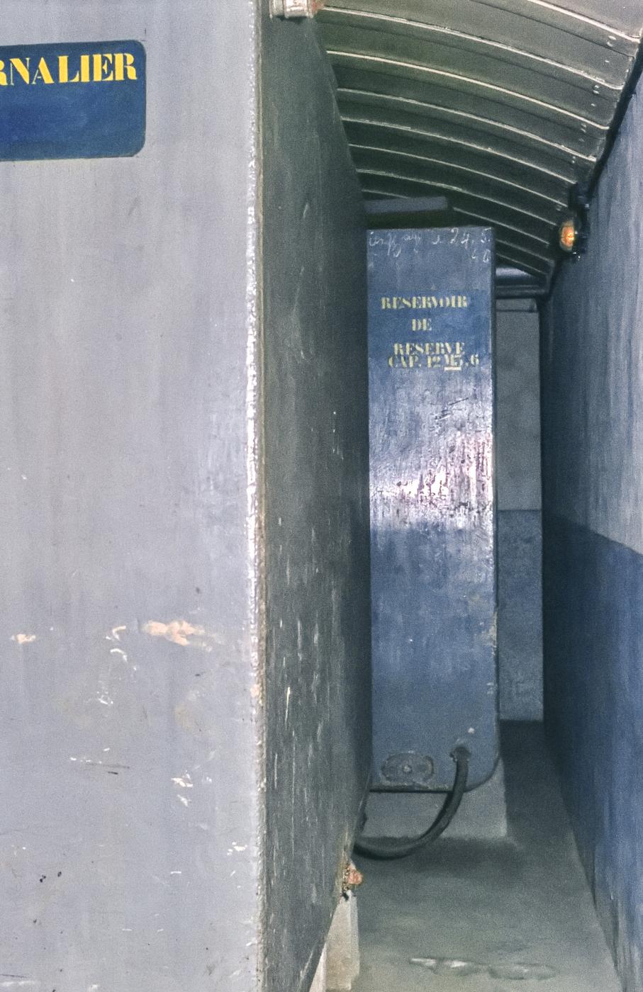 Ligne Maginot - ZEITERHOLZ - X6 - (Abri) - Citerne d'eau
Le réservoir de réserve - MANSUY Michel