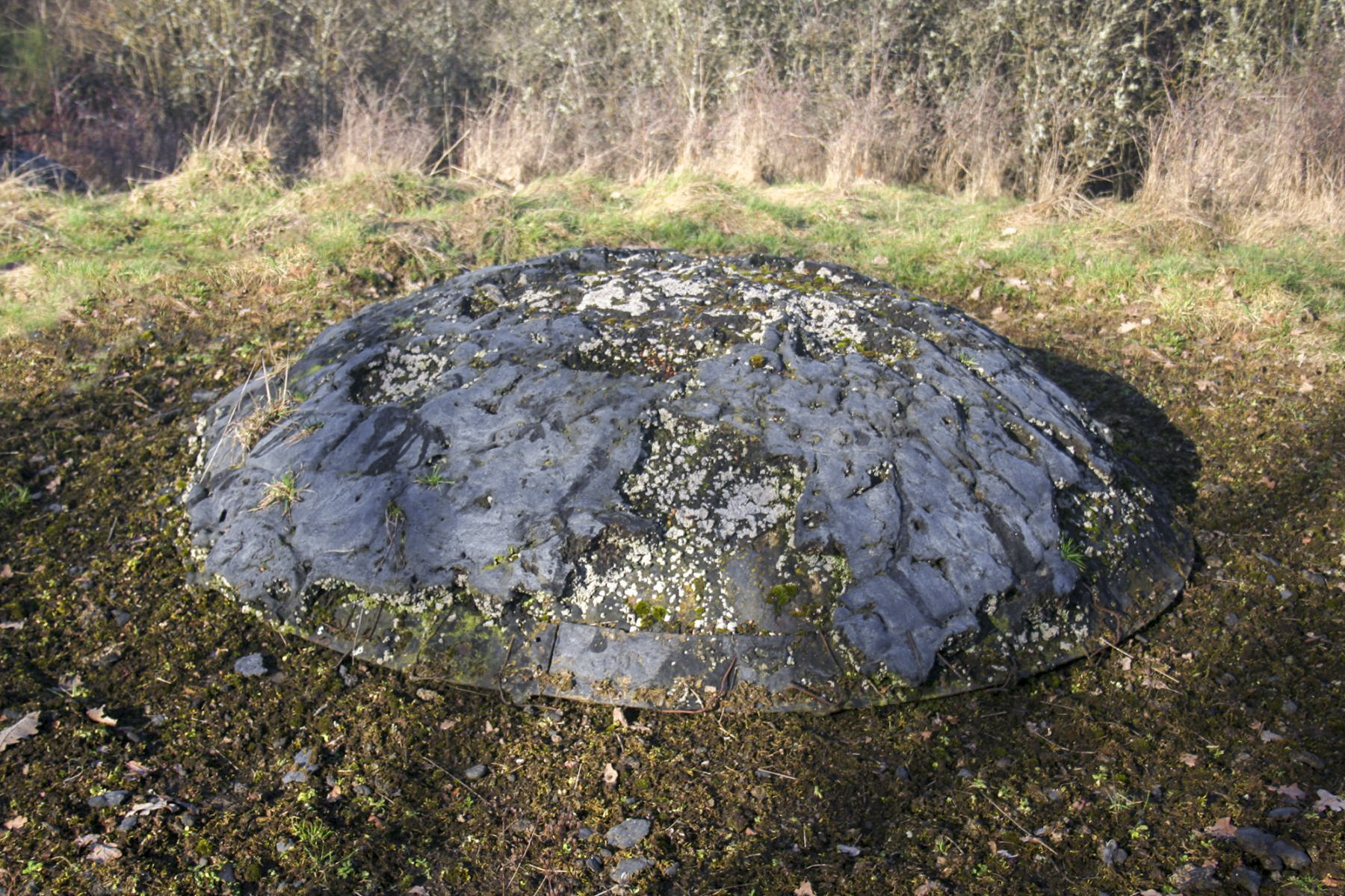 Ligne Maginot - SOETRICH - A11 - (Ouvrage d'artillerie) - Bloc 1
Tourelle mitrailleuse avec son camouflage si particulier - Michel Teiten