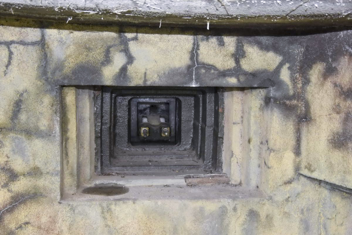 Ligne Maginot - SENTZICH - A16 - (Ouvrage d'infanterie) - Casemate sud
Créneau Jumelage mitrailleuses