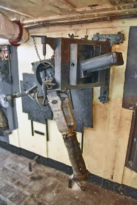 Ligne Maginot - SENTZICH - A16 - (Ouvrage d'infanterie) - Jumelage de mitrailleuses