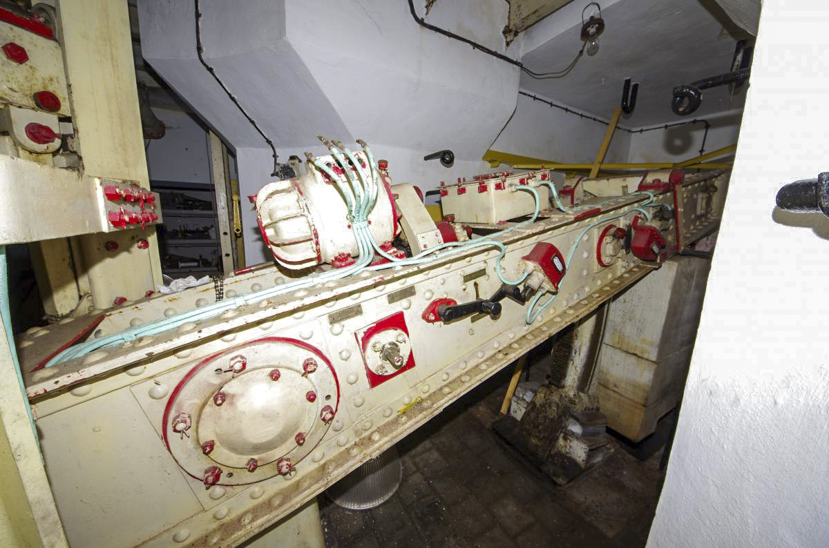 Ligne Maginot - SENTZICH - A16 - (Ouvrage d'infanterie) - Tourelle mitrailleuse
Étage inférieur
Vue sur le balancier