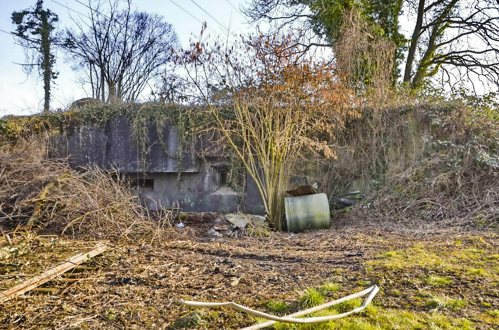 Ligne Maginot - 34/2 - CHALAMPE NORD OUEST - (Casemate d'infanterie - Double) - Façade nord et ses créneaux