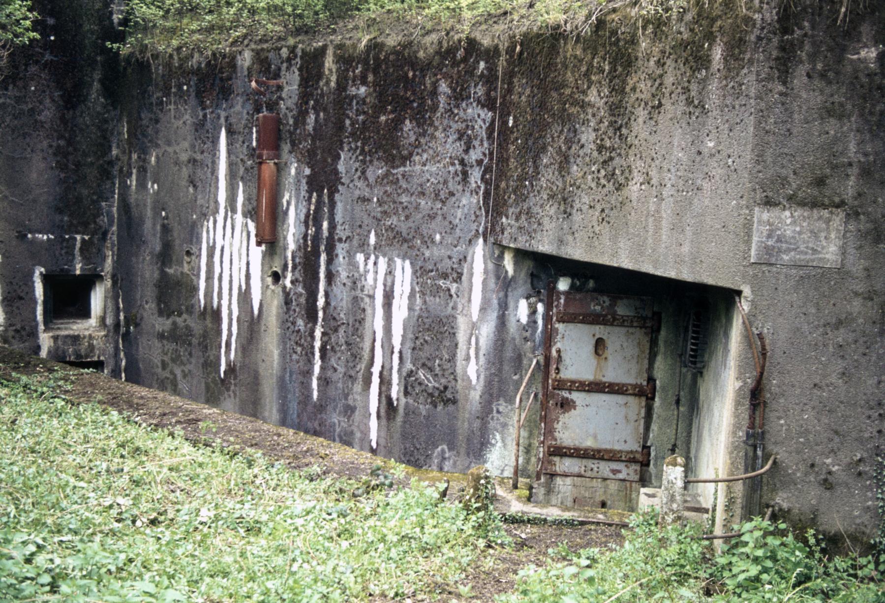 Ligne Maginot - OBERHEIDE - A14 - (Ouvrage d'infanterie) - L'entrée Nord et son fossé - MANSUY Michel