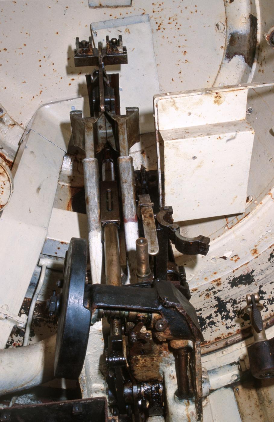 Ligne Maginot - OBERHEIDE - A14 - (Ouvrage d'infanterie) - La chambre de tir de la tourelle mitrailleuses - MANSUY Michel