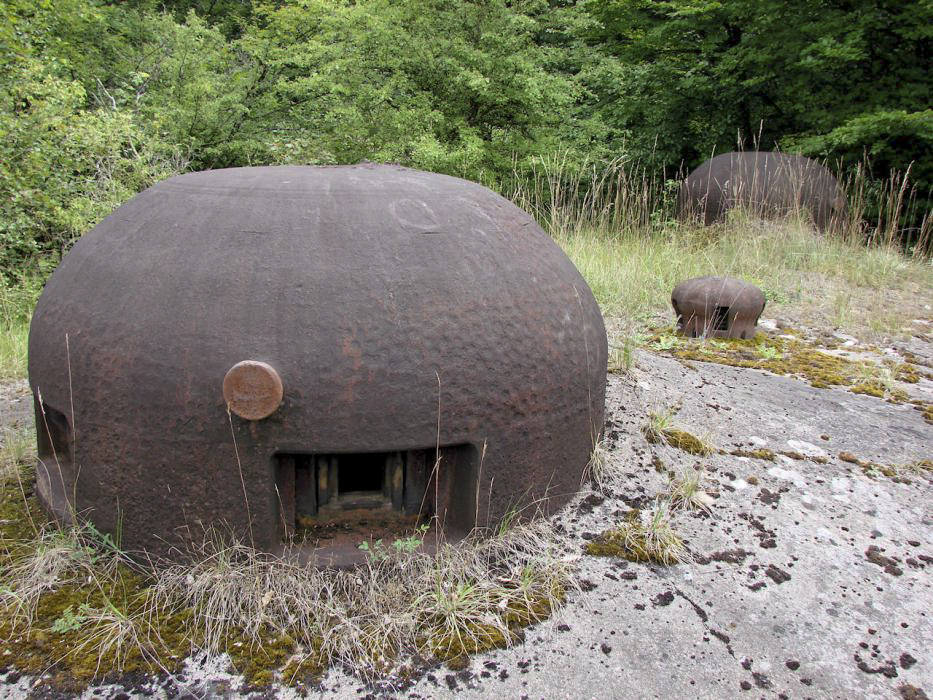 Ligne Maginot - METRICH - A17 - (Ouvrage d'artillerie) - Bloc 5
Vue d'ensemble des cloches GFM.