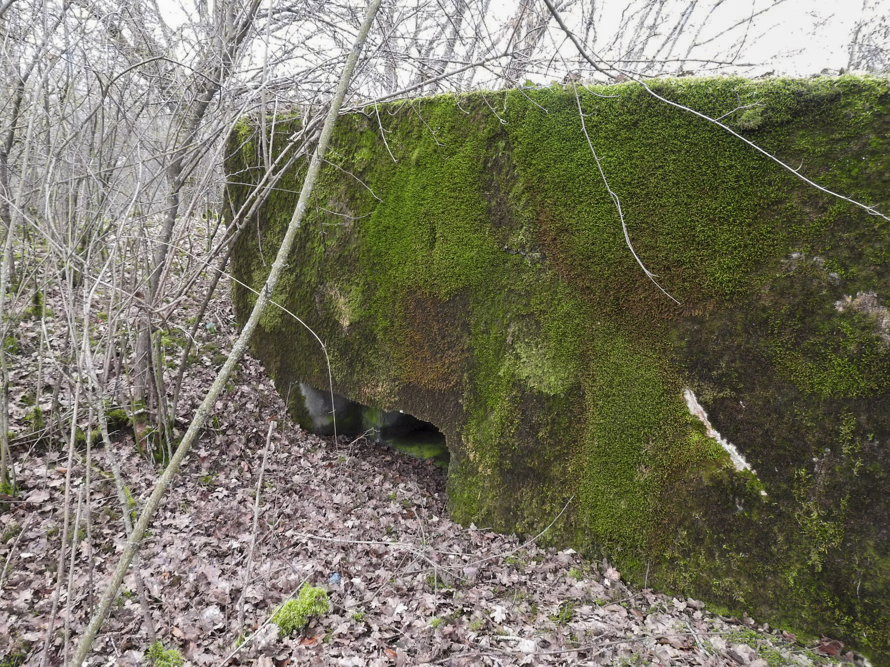 Ligne Maginot - VALETTE NORD OUEST - (Blockhaus pour arme infanterie) - La façade de tir vers l'Ouest. - STENGER Mathieu