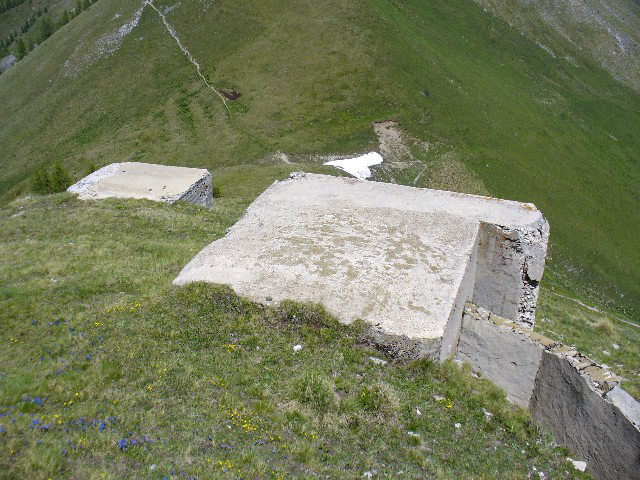 Ligne Maginot - COL DE RAUS (CR) - (Ouvrage d'infanterie) - Blocs 2 et 3