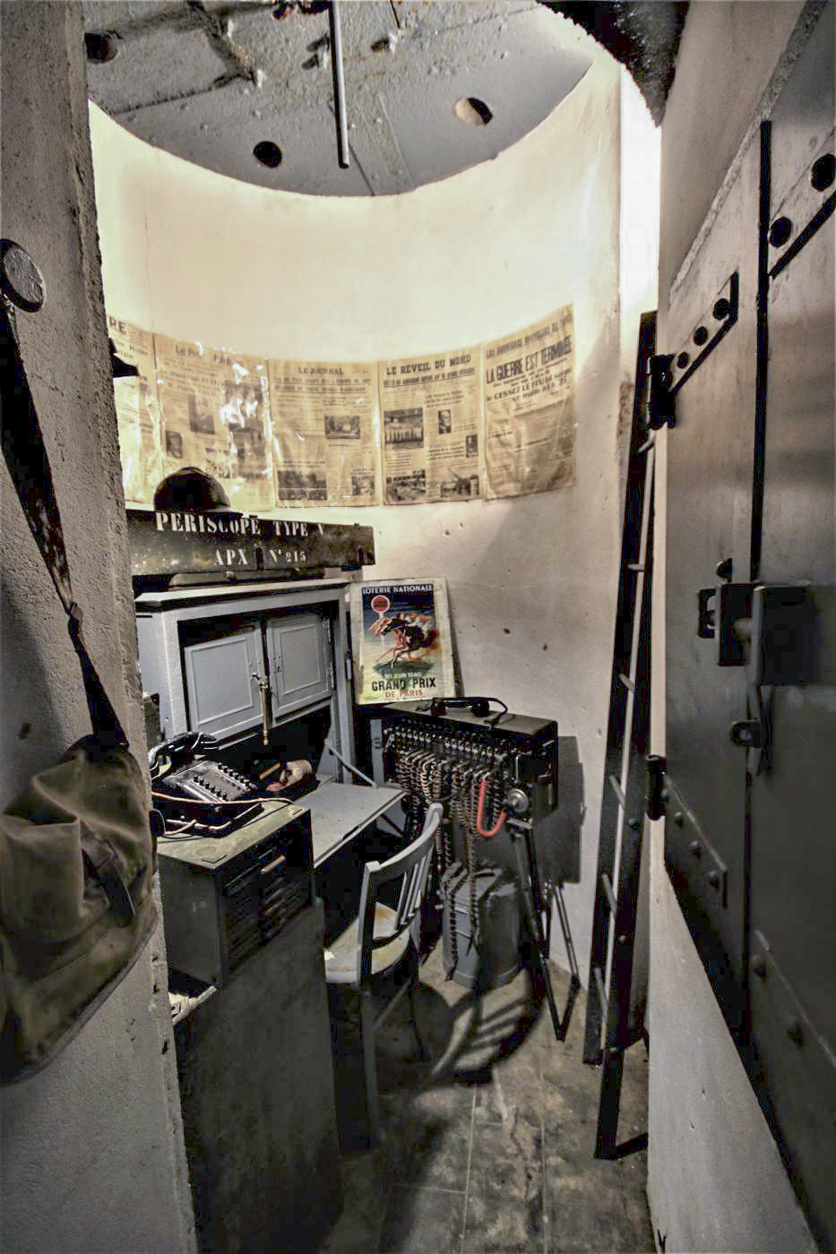 Ligne Maginot - MC29B - MC21 - (Casemate d'infanterie - double) - Puits de la cloche GFM non posée