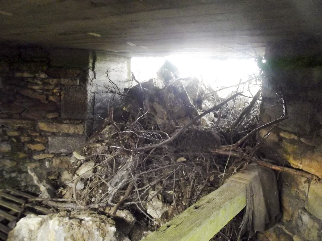 Ligne Maginot - MM272 - LE RATENTOUT OUEST - (Casemate d'artillerie) - Vue interne
Le créneau de tir du 75 mm 