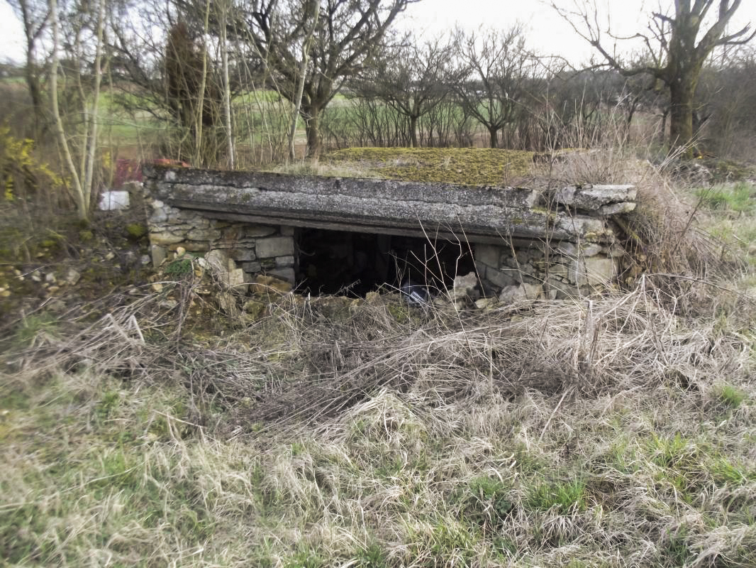 Ligne Maginot - MM273 - LE RATENTOUT EST - (Casemate d'artillerie) - Vue du créneau de tir pour le 75 mm Modèle 1897 