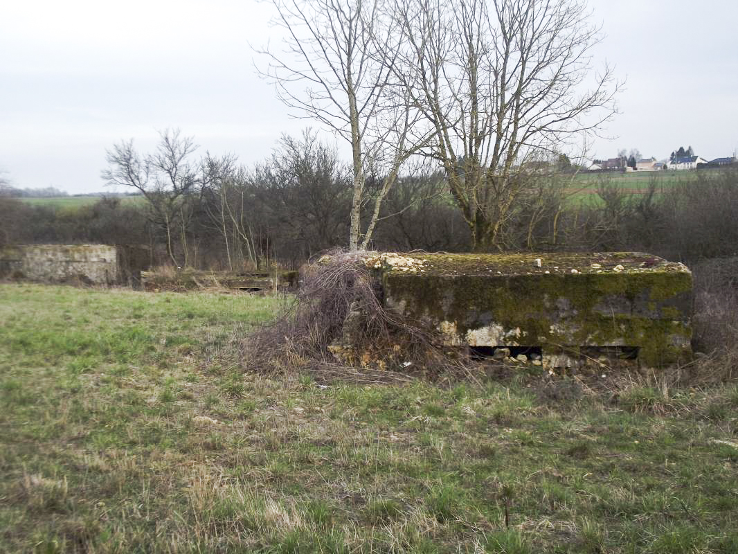 Ligne Maginot - MM272 - Le RATENTOUT Ouest (Casemate d'artillerie) - Vue sur le bloc Est
Au premier plan figure le bloc de Ratentout Ouest 