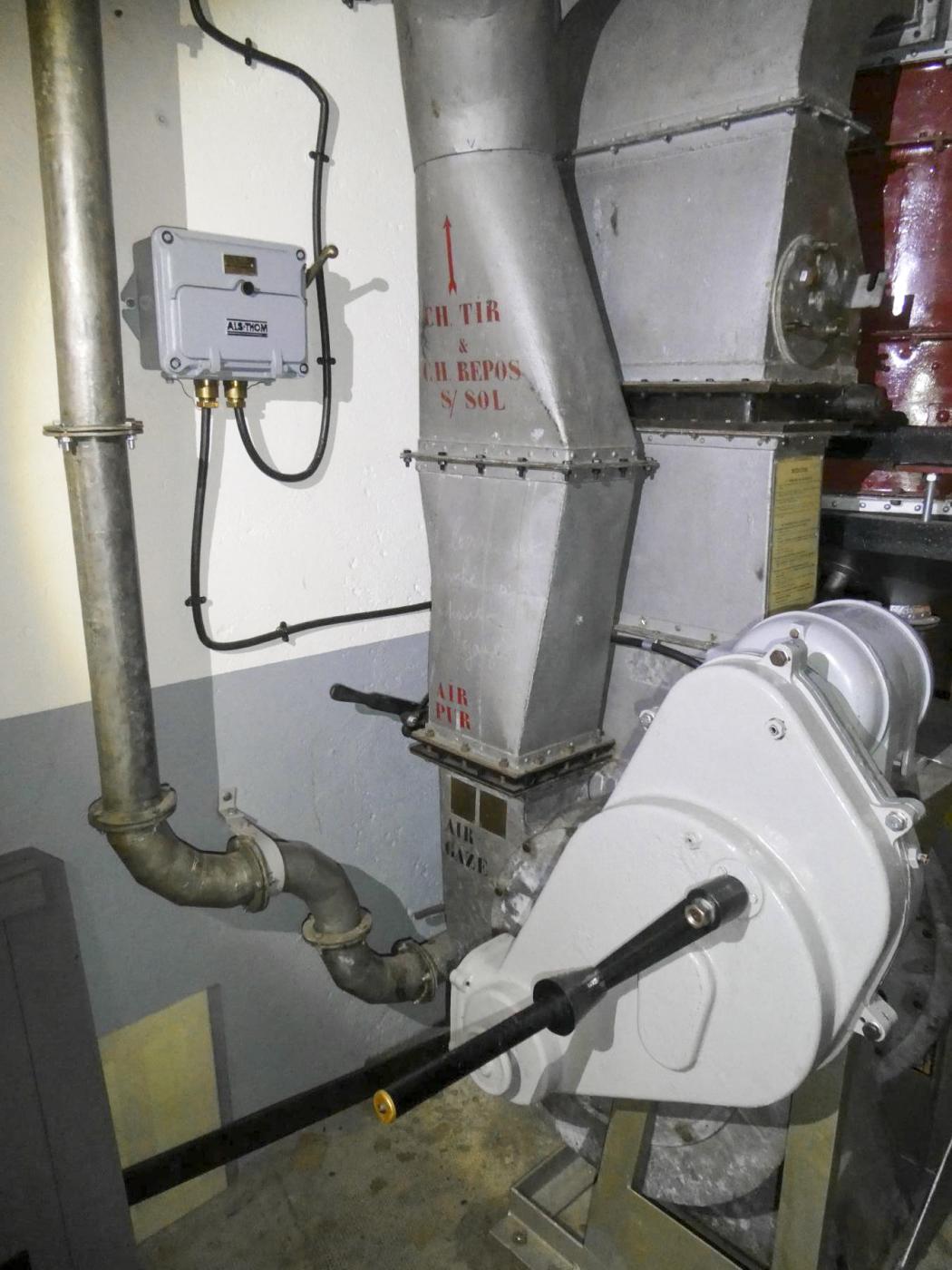 Ligne Maginot - Ventilateur type A (A) - Ventilateur Type A
Casemate d'Oberroedern Sud