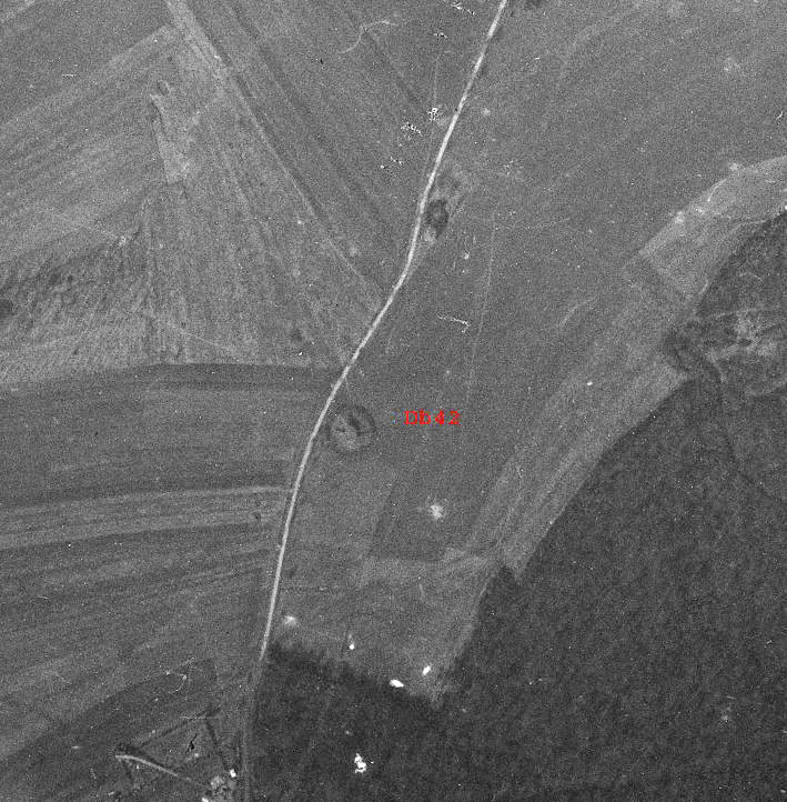 Ligne Maginot - DB42 - PETITE BONDE - (Blockhaus pour arme infanterie) - Vue aérienne de mars 1940