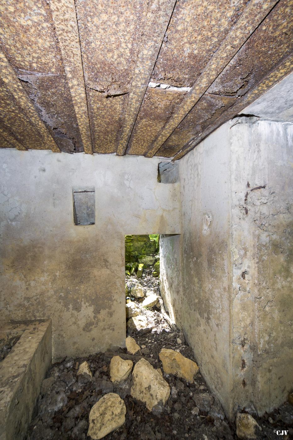 Ligne Maginot - DB327 - HAIE AUX MURES 1 - (Blockhaus pour canon) - L'entrée du personnel - Lia VERMEULEN