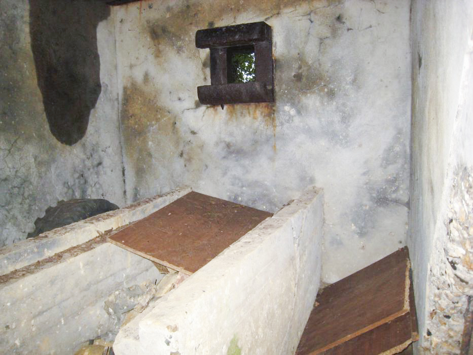 Ligne Maginot - DB329 - BOIS DE LA HEURETTE EST - (Blockhaus pour canon) - L'intérieur - Pruzsina Jérome