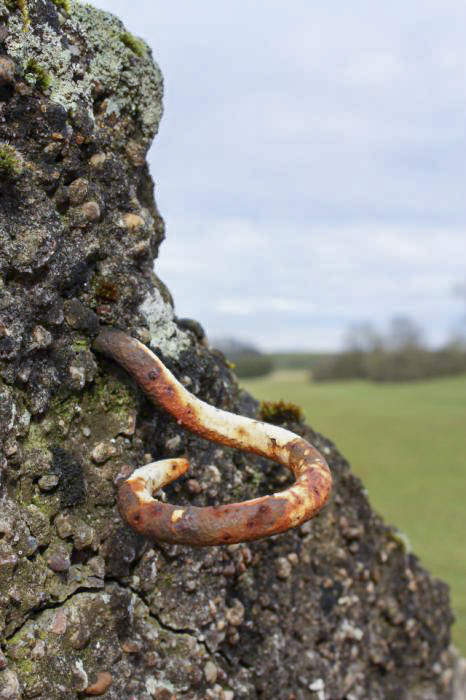 Ligne Maginot - DBO8 - (Blockhaus pour canon) - Un des nombreux anneaux présents sur la structure extérieure. - www.arnaultjl-photo.com