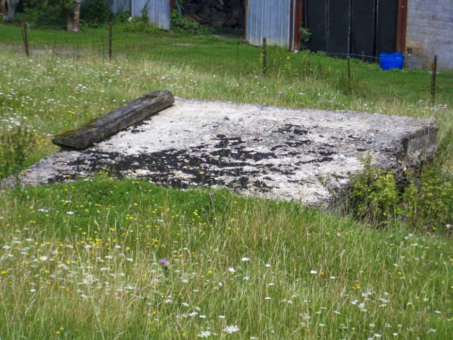 Ligne Maginot - LE FOURNEAU 3 - (Blockhaus de type indéterminé) - Apparemment  seul le radier du blockhaus a été construit