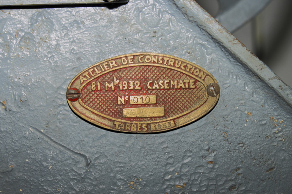 Ligne Maginot - LAUDREFANG - A37 - (Ouvrage d'infanterie) - Bloc 3
Plaque du constructeur