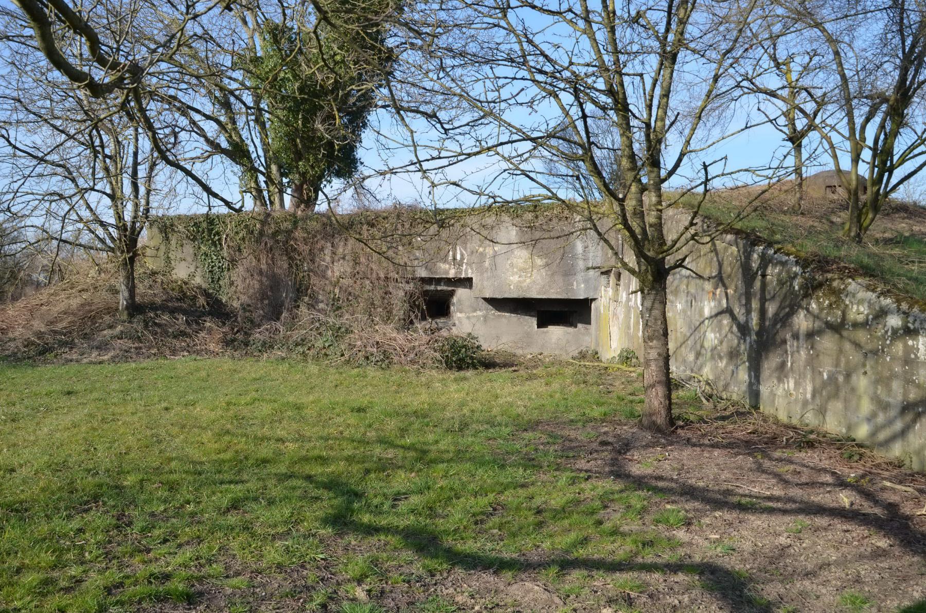 Ligne Maginot - 34/2 - CHALAMPE NORD OUEST - (Casemate d'infanterie - Double) - Façade sud et ses créneaux