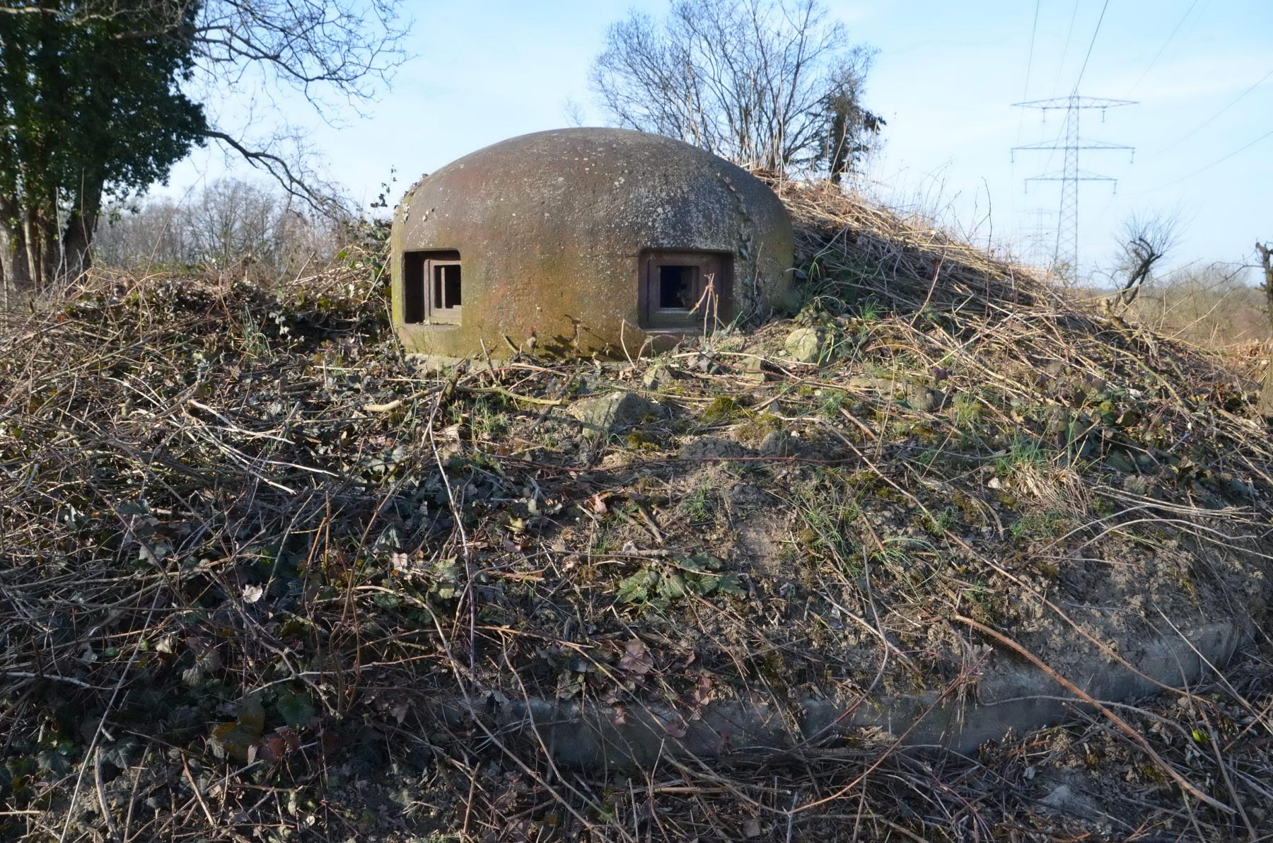 Ligne Maginot - 34/2 - CHALAMPE NORD OUEST - (Casemate d'infanterie - Double) - Cloche GFM sud