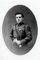 Ligne Maginot - 162° Régiment d'Infanterie de Forteresse (162° RIF) - Le soldat Auguste Harmand de Yutz (Moselle) 
Photo prise en 1936 ou 1937