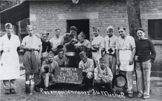 Ligne Maginot - MICHELSBERG - A22 - (Ouvrage d'artillerie) - Le casernement extérieur
Cuisine de la popote du Michelsberg