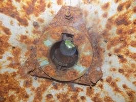 Ligne Maginot - HOCHWALD HAUT AVANT - BLOC 20 - O7 - (Observatoire d'artillerie) - Bague support du périscope J2