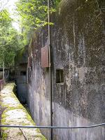 Ligne Maginot - ZEITERHOLZ - X6 - (Abri) - Façade arrière de l'abri et fossé diamant