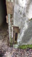 Ligne Maginot - G1 - (Chambre de coupure - Avec central) - Détail bas de la porte